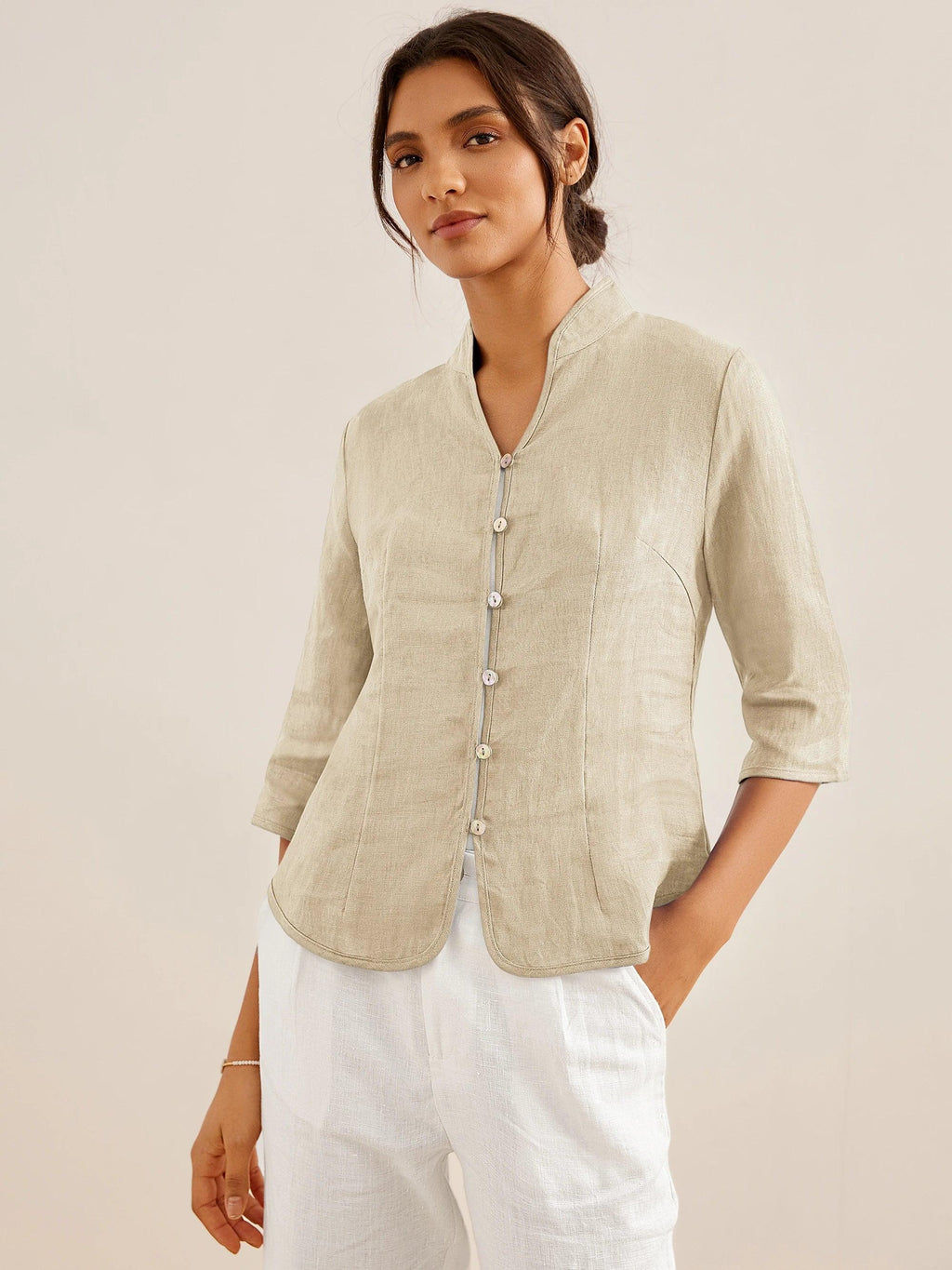 Amelia Linen Jacket