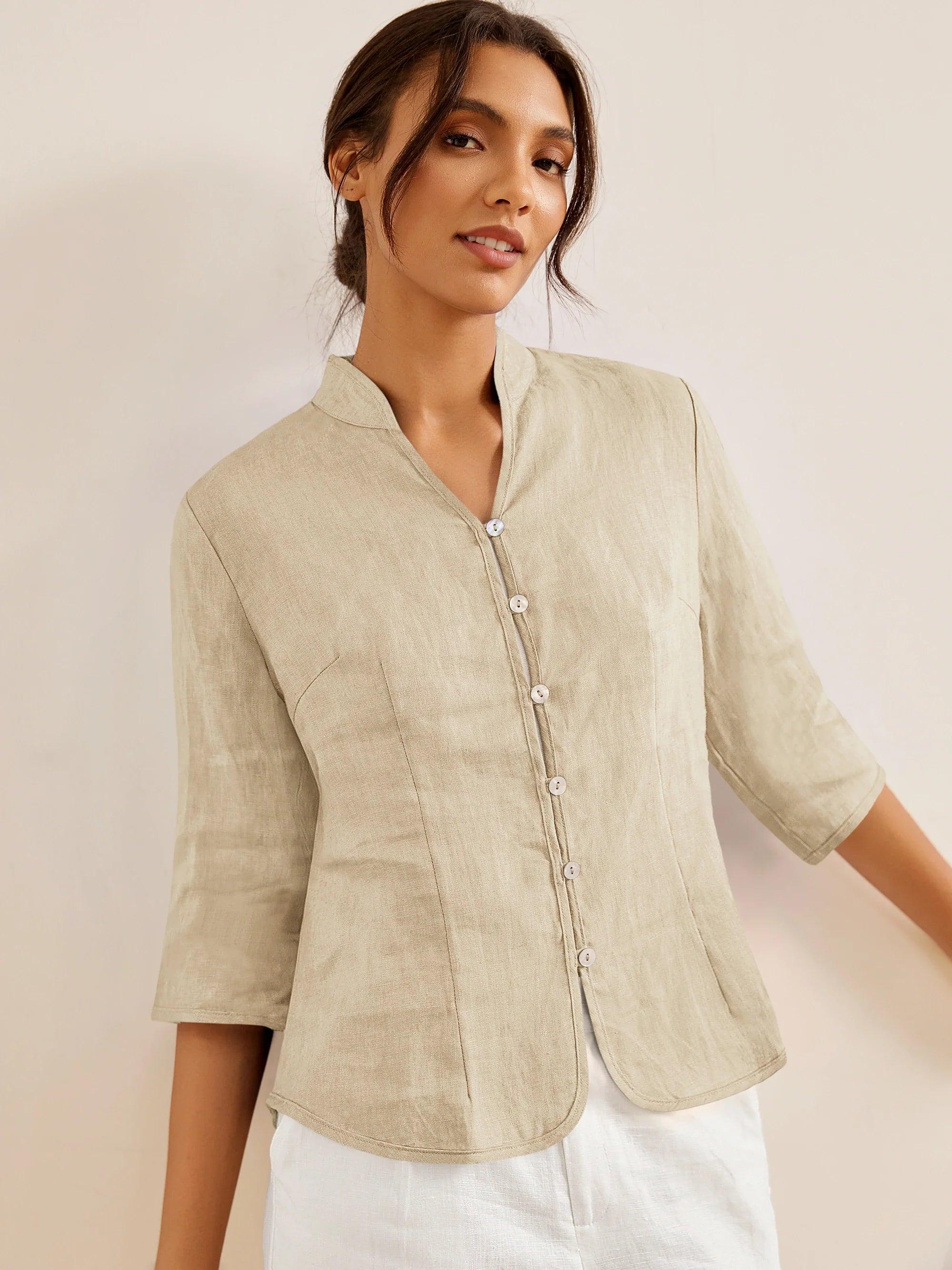 Amelia Linen Jacket