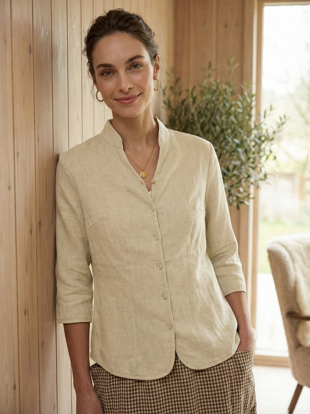 Amelia Linen Jacket