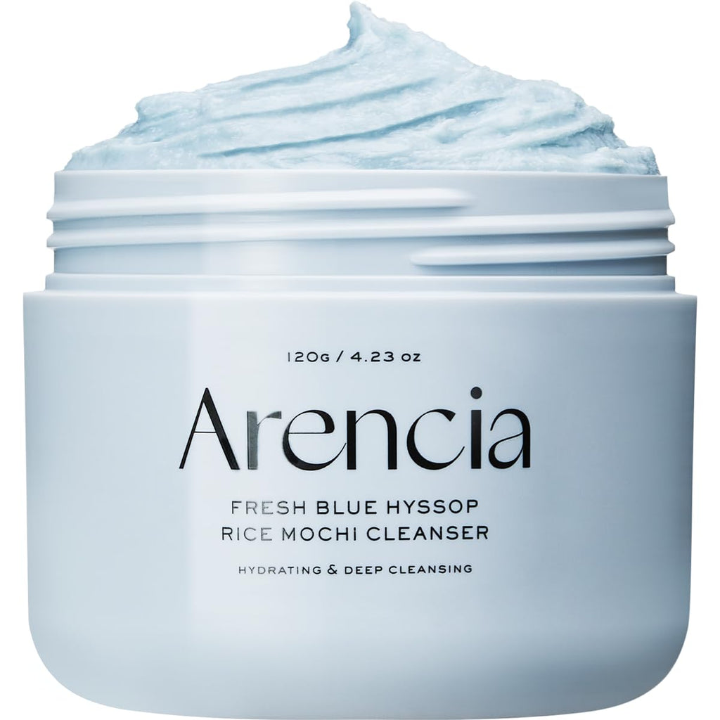 Arencia Fresh Blue Hyssop Rice Mochi Cleanser