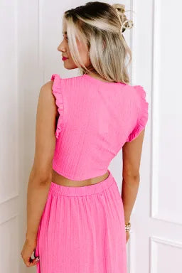 Bella Pink Skirt Set