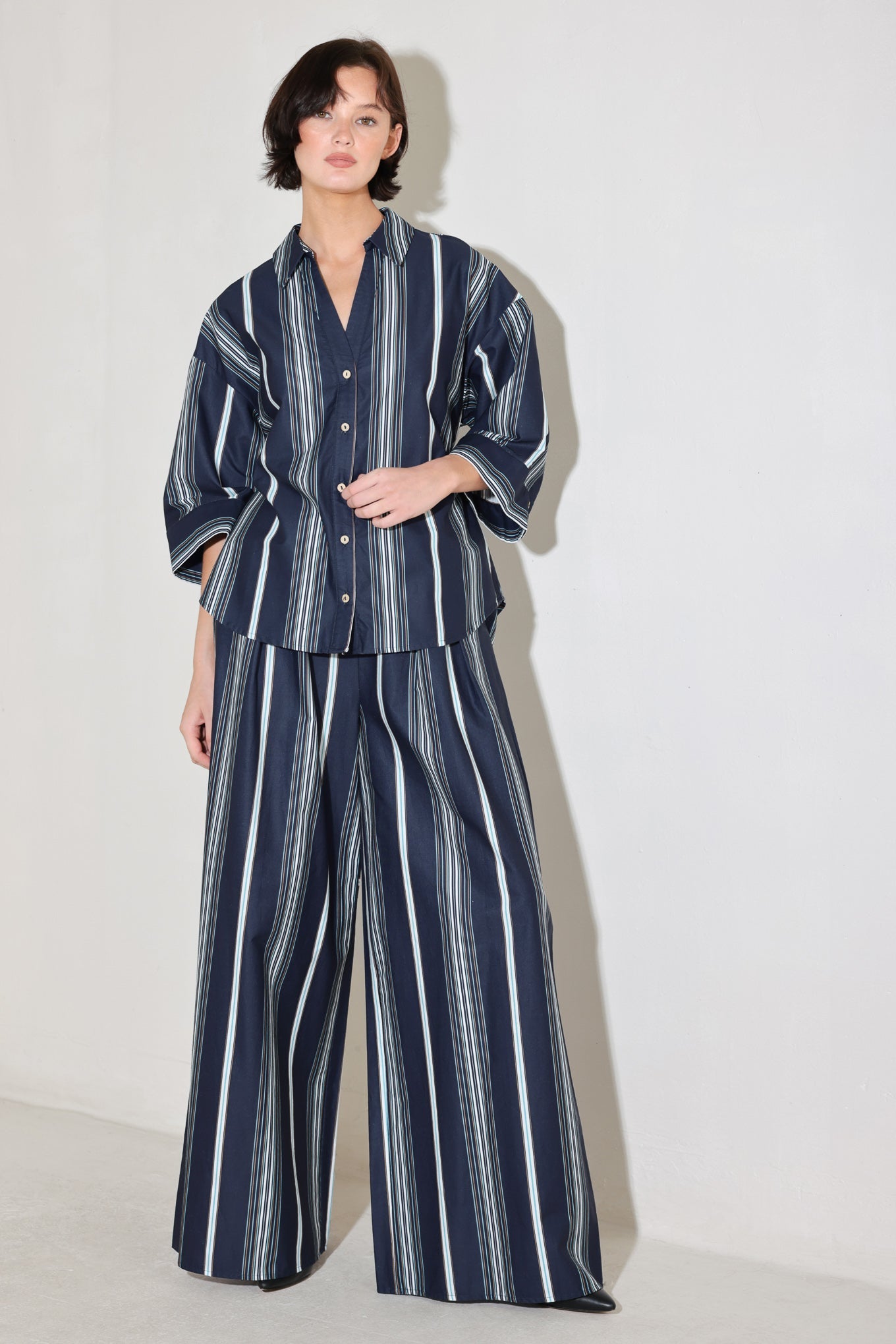 CHLOE STRIPE WOVEN PANTS