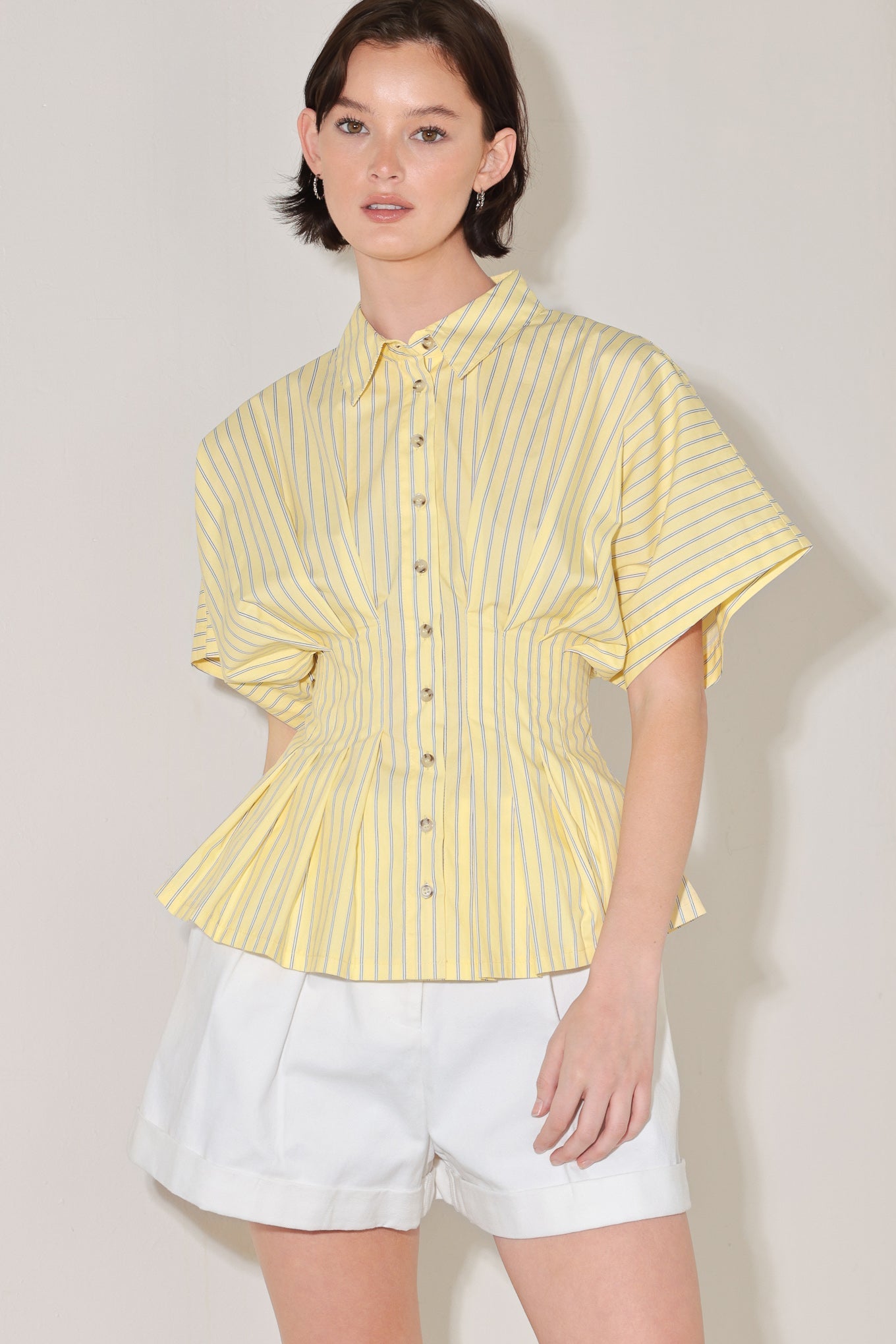 BUTTER MODE ACTIVATED WOVEN TOP