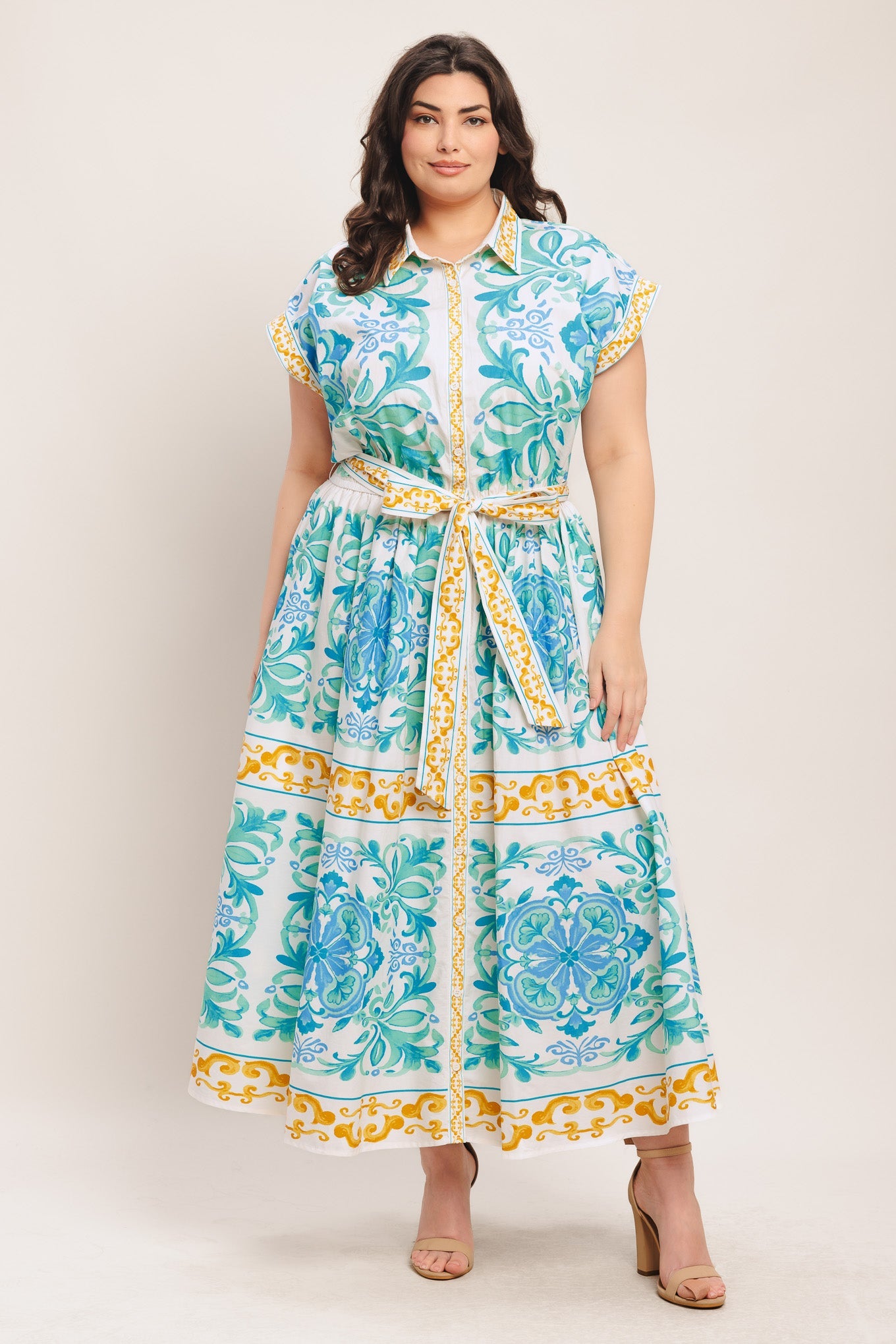 BLAIR WOVEN MIDI DRESS