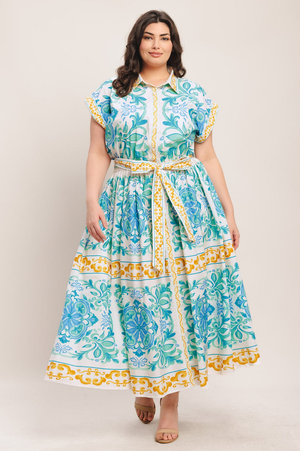 BLAIR WOVEN MIDI DRESS