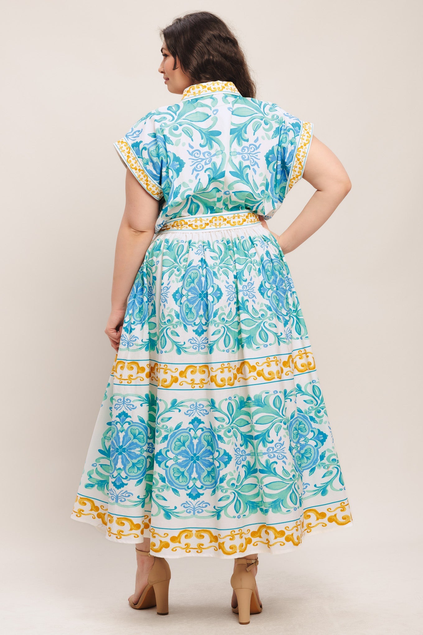BLAIR WOVEN MIDI DRESS